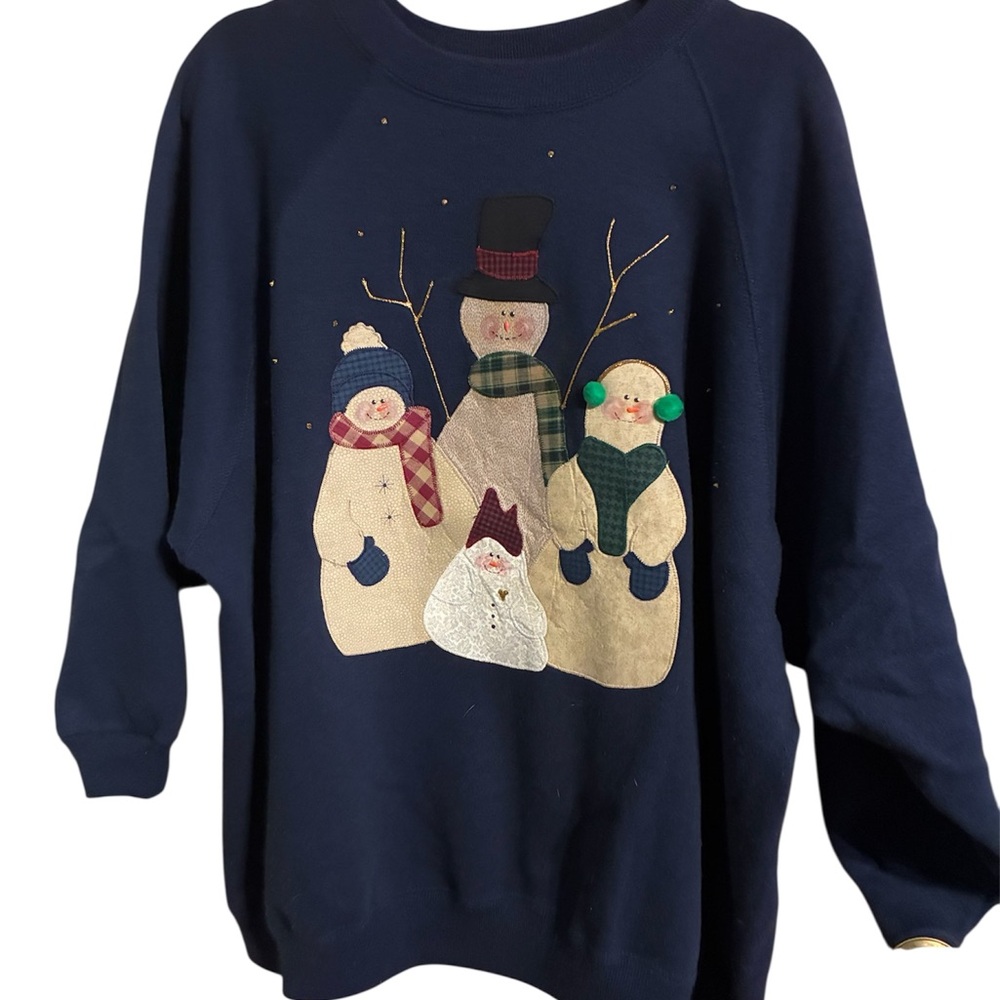 Vintage Snowman Sweater - Picture 1 of 7